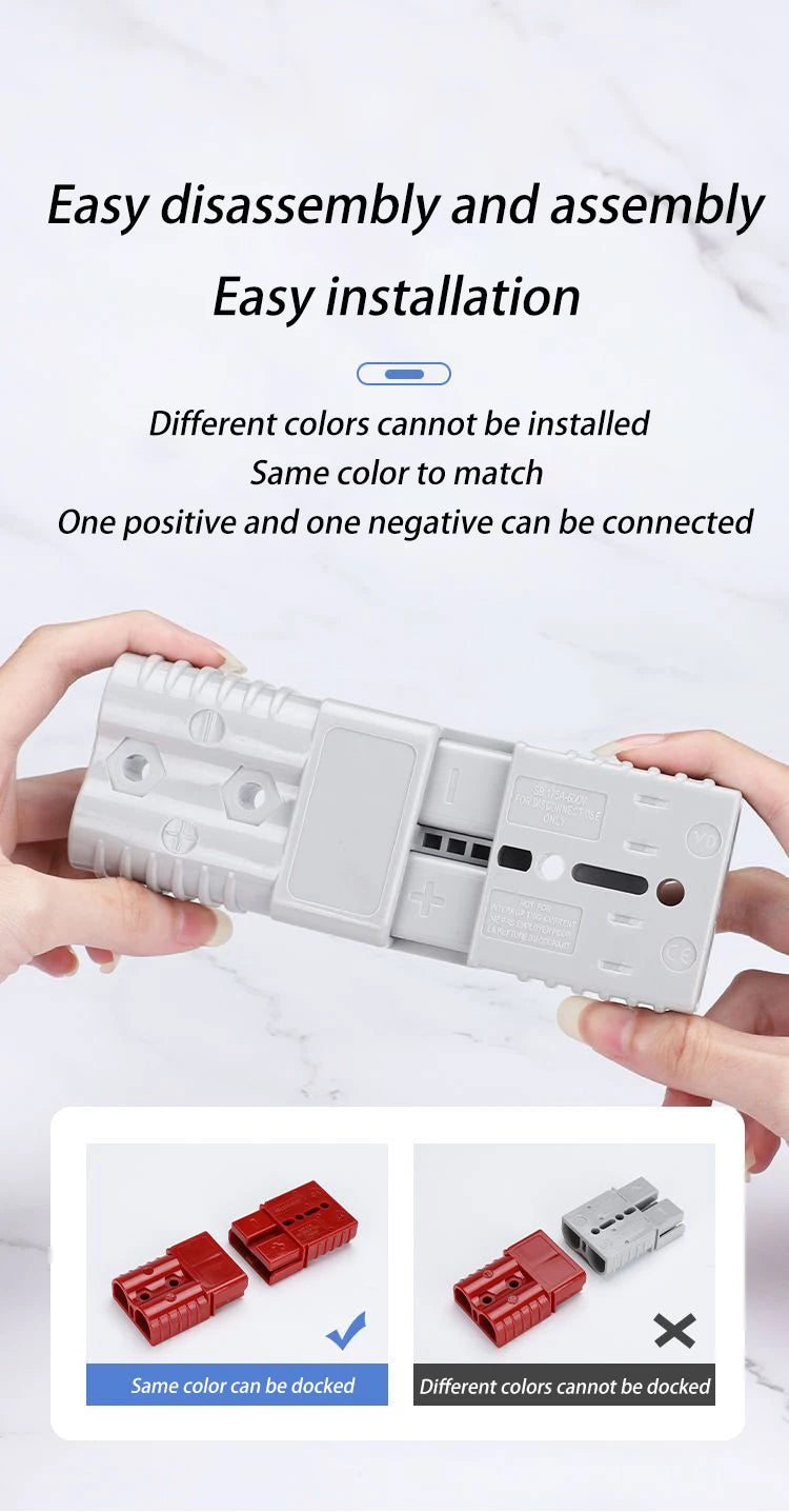 50A 120A 175A 350A (1pc) quick plug battery charging connector for DC power tool motorcycles  plug connector