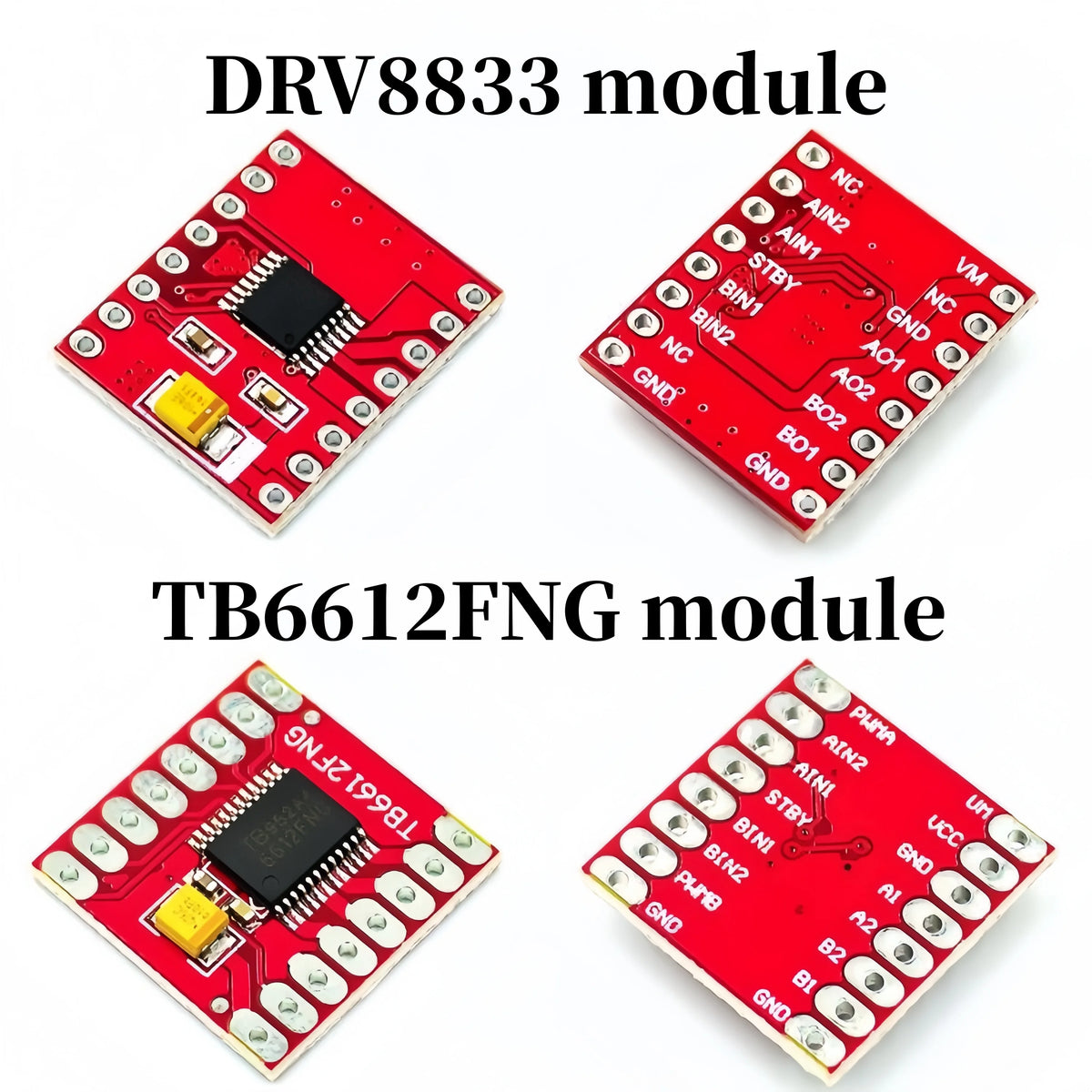 1/5PCS TB6612 DRV8833 Dual Motor Driver 1A TB6612FNG for Arduino Microcontroller Better than L298N