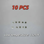 10/30Pcs Silver Solder Sheets  - High/Med/Low Temp DIY Jewelry Welding Supplies  Jewelry Processing Tool