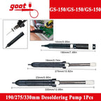 GOOT GS-150/154/158 Antistatic Desoldering Pump 1Pcs 330/275/190mm Strong Self-Cleaning Shaft Solder Sucker & Welding Accessory