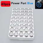 40pcs 16mm 19mm Metal Button Switch PC Power LED Light Waterproof Car Start On Off Momentary Latching 3V 5V 6V 12V 24V 220V Red