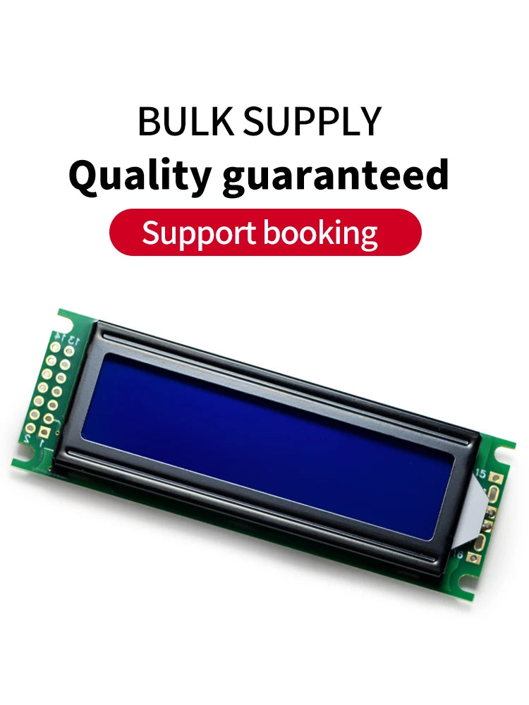 16x2 Character LCD Module 5V STN Gray Transflective 6800 Parallel Interface Russian Font Display 1602-DB