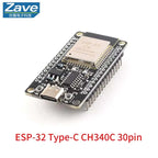 ESP32 Development Board WiFi Bluetooth Module 32D 32U CH340 CP2102 Type-C Micro USB 30Pin 38Pin for Arduino