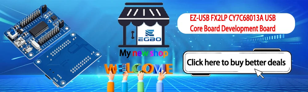EZ-USB FX2LP CY7C68013A USB Core Board Development Board USB Logic Analyzer With I2C Serial SPI Interface Module Mini USB