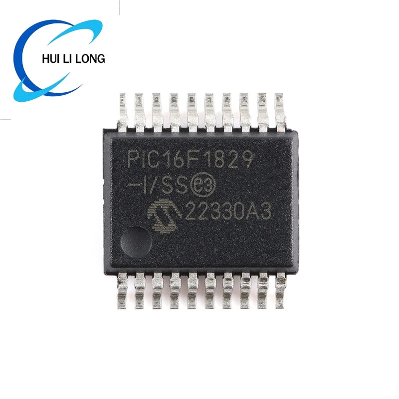 5pcs/1pc PIC16F1829-I/SS PIC16F1829-I PIC16F1829 PIC16F PIC16 PIC IC MCU SSOP-20 Flash Microcontroller Chip