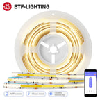 FCOB SPI DIM IC LED Light Strip Addressable 360LEDs 10mm 24V 60W High Density Flexible FOB COB Led Lights RA90 3000K 4000K 6000K