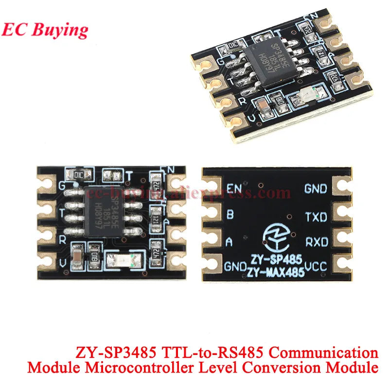 10Pcs/1pc MAX3485 MAX485 SP3485 Unidirectional MAX13487 Bidirectional Module TTL to RS485 Communication Transceiver 3.3V 5V