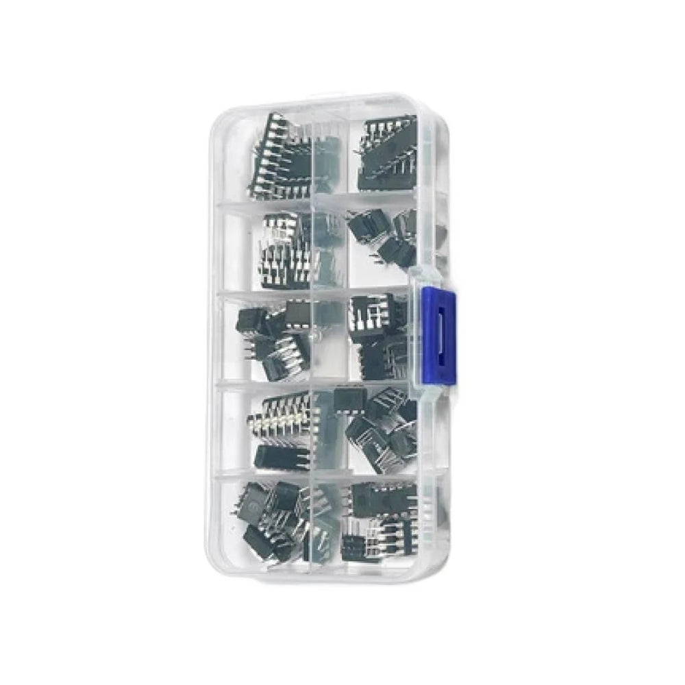 Integrated Circuit Chip Kit 10 Value IC Chip NE555 LM324 LM393 UA741 ULN2803 LM358 LM386 NE5532 ULN2003 PC817 Kit 85PCS/Box