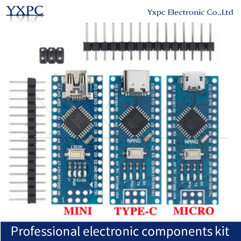 Nano 3.0 Type-C controller compatible with for Arduino nano CH340 USB driver with CABLE NANO V3.0 ATMEGA328P Type-C