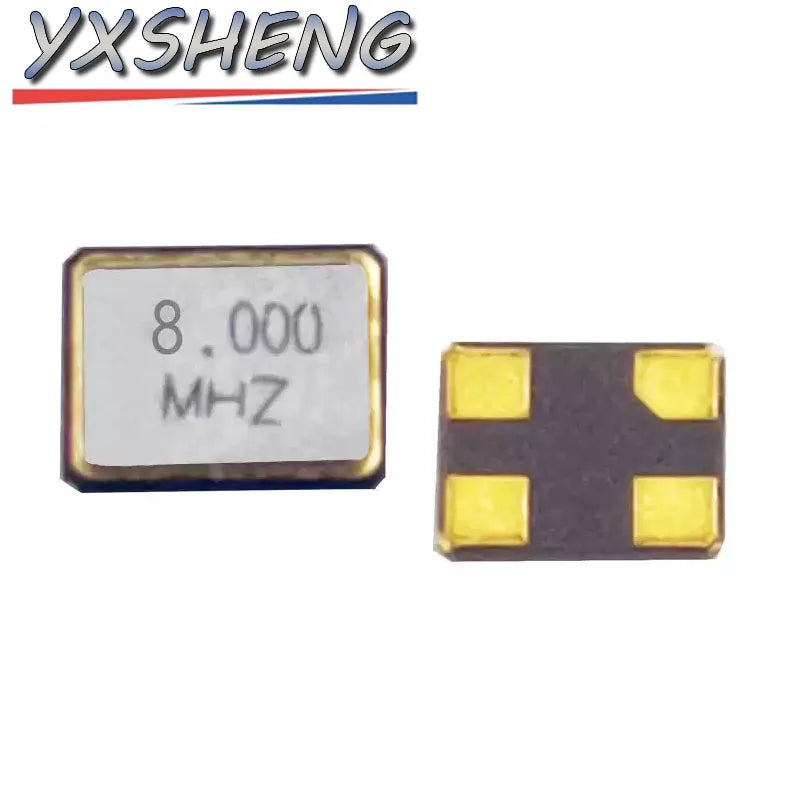 10PCS 3225 Passive Quartz Crystal Oscillator SMD 3.2X2.5MM 8Mhz 12Mhz 16Mhz 20Mhz 24Mhz 25Mhz 26Mhz 27Mhz 30Mhz 32Mhz 3.2*2.5mm