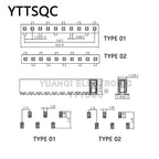10pcs 2.54mm PH5mm Single Row SMD Short Version SMT 1X3/4/5/6P 8P 10P 12P 20P Stackable PCB Female Pin Header Socket Connector