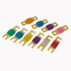 1-5pcs Mini 32V Auto Stereo Audio AFS Fuse 20A 30A 40A 50A 60A 70A 80A 100A 125A 150A 200A ANL Gold Plated Stud Car Fusibles