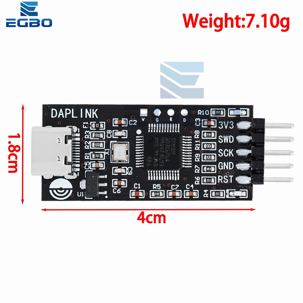 1~10PCS EGBO High Quality DAPLINK Replaces JLINK OB/STLINK STM32 Burner, Downloader And Emulator ARM For Arduino