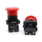 ZB2-BE102C P172  220V 10A Red NC 22mm Emergency Stop Mushroom Push button switch XB2-ES542 Control electrical starter switch