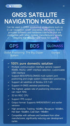 GNSS Module MultiMode Satellite Position Navigation BDS GPS GLONASS CDSENT E108-GN03 Series Low Power Consumption Small Size