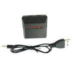 SYMA Hubsan 4-in-1 USB Balance Charger Fast & Safe Charging for X4/X5/H107 Series Drones 3.7V LiPo Battery Compatible Drone