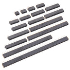 10pcs 1X 2X/2/3/4/5/6/8/10/40 PIN Single Row Straight FEMALE PIN HEADER 2.0MM 2MM Strip Connector So