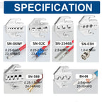 SN-68B Wire Crimping Tool for XH2.54/DuPont2.54/2.8/4.8/6.3/ Non-Insulated/Ferrule Terminals Ratcheting Crimper SN-58B