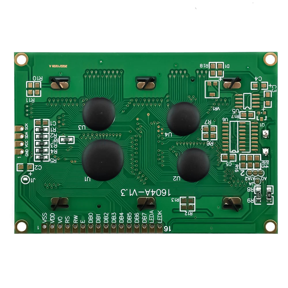 LCD1604 1604 LCD Module Blue/Yellow Screen 16X4 Character LCD Display IIC I2C Serial Interface Adapter Module for Arduino