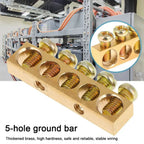 Copper Wire Connector Multi-specification With Hole Screw Brass Connection Row Zero Ground Terminal Electrical