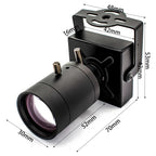 10X Zoom USB3.0 Global Shutter Camera Industrial Metal Box 2.3MP 120FPS High Frame Rate Varifocal Lens Plug Play For Video Live