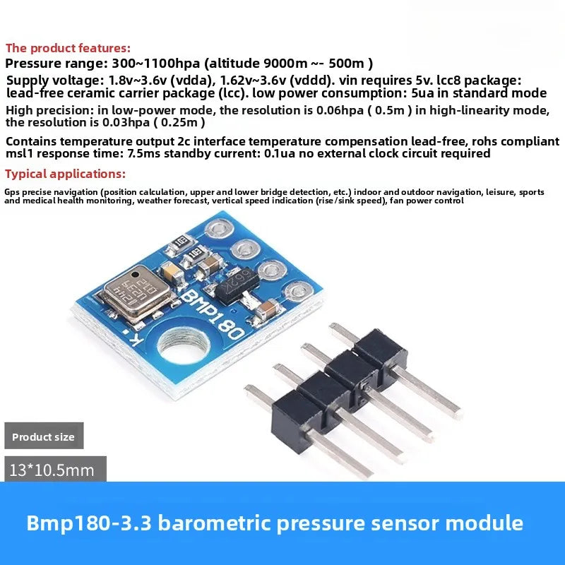 Easy-Integration BMP180 BME280 AHT20 Sensor High Precision Barometric Pressure Altimeter