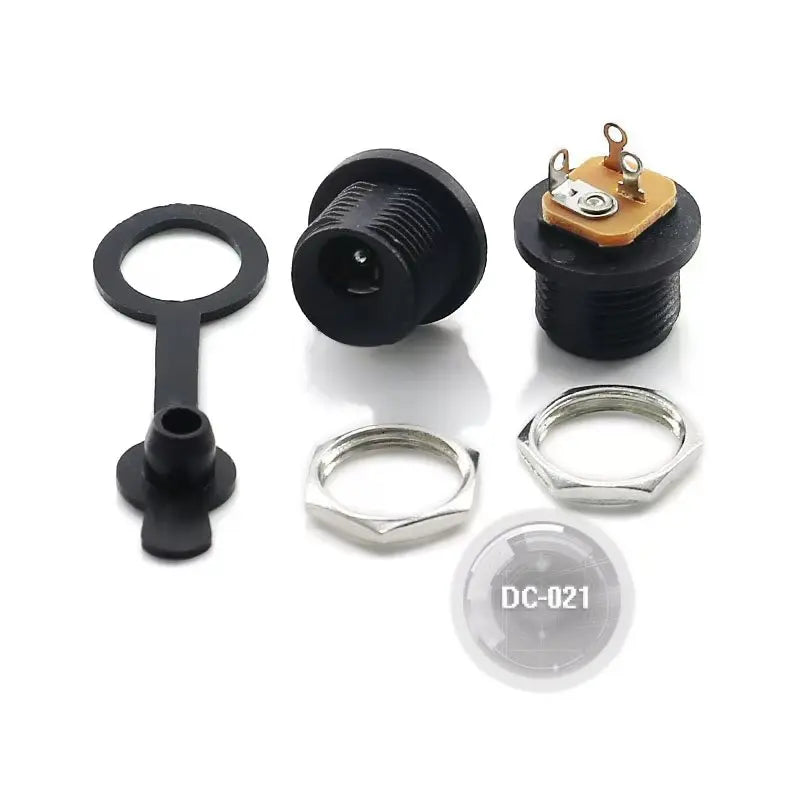 DC002/004/DC005/015 Power Socket 3.5x1.3mm 5.5x2.1mm 5.5x2.5mm DC Power Socket USB Three-Leg Direct Plug Socket Female Connector