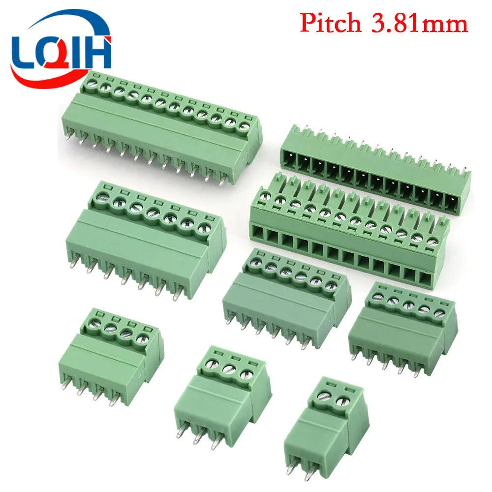 15EDG KF2EDG 2.54mm 3.5mm 3.81mm 5.08mm PCB Screw Terminal Block 2 3 4 5-16Pin Male Plug Female Socket Pin Header Wire Connector