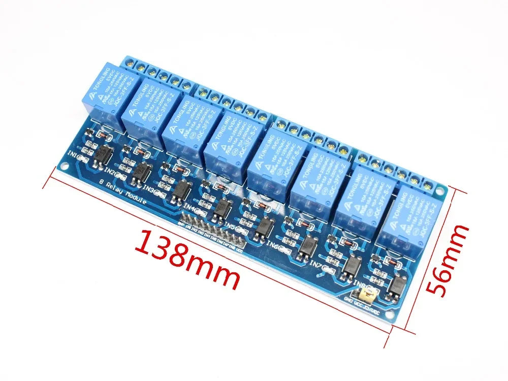 5v 12v 1 2 4 6 8 way relay module for arduino 1 2 4 6 8 channel relay module with optocoupler Relay Output In stock