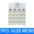 5730 smd 5V 430mA~470mA White Mirco Usb 5730 LED lighting panel USB mobile light Emergency light night light