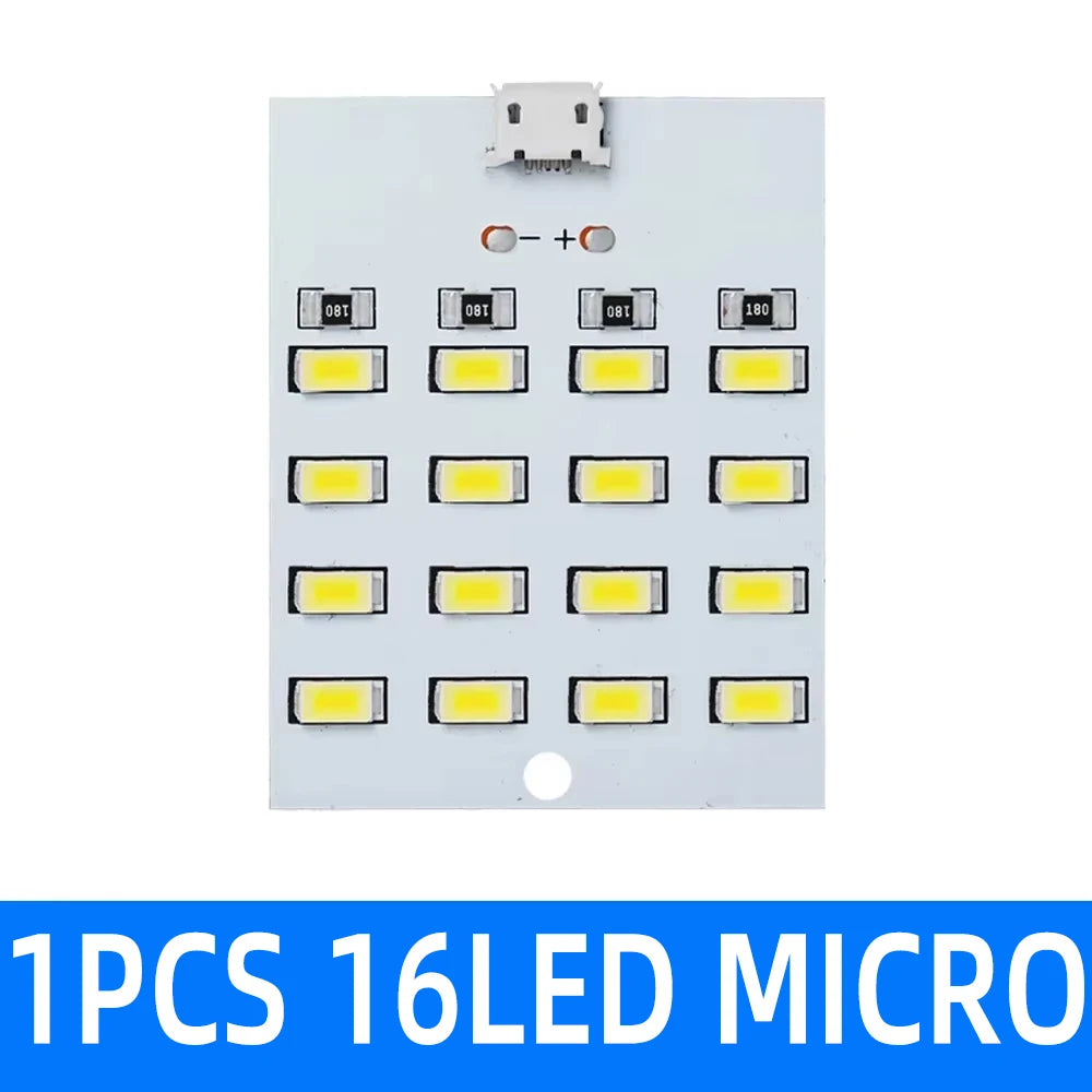 5730 smd 5V 430mA~470mA White Mirco Usb 5730 LED lighting panel USB mobile light Emergency light night light