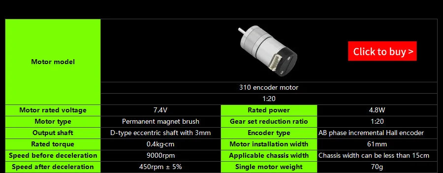 High Precision Hall Encoder TT DC Geared Motor with Encoder AB Phase Tachometer Code Disc Support PID Control for DIY Smart Car