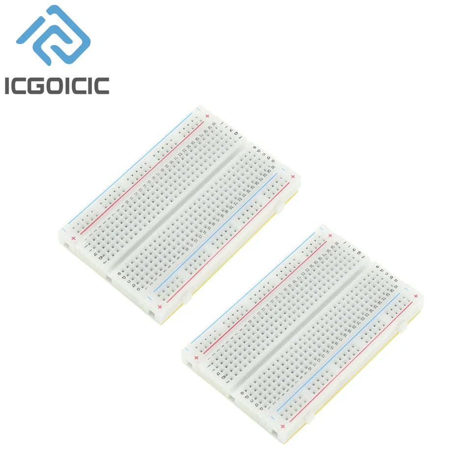 1-10pcs 400 Tie Points Solderless PCB Breadboard Mini Universal Test Protoboard DIY Bread Board for Bus Test Circuit Board