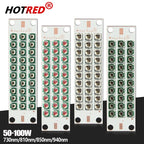 High Power LED Chip IR Infrared 730nm 810Nm 850nm 940nm Deep Red 660nm 30W 50W 100W Grow Plant Light for Night Vision CCTV Camer