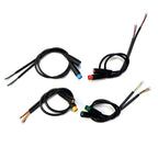5/10/100 Sets M6/M8 Mini Ebike Display Connector Quick Plug Connecting Wires 2/3/4/5/6P Julet Sensor Connector With Cable 20CM