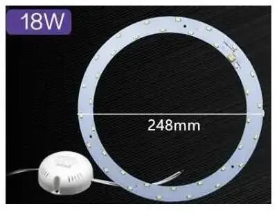 Ceiling Light LED Panel  6W 12W 15W 18W 24W 36W 80W 100W Circle Ring Light 220V SMD 5730 Round Ring LED Retrofit Board Light