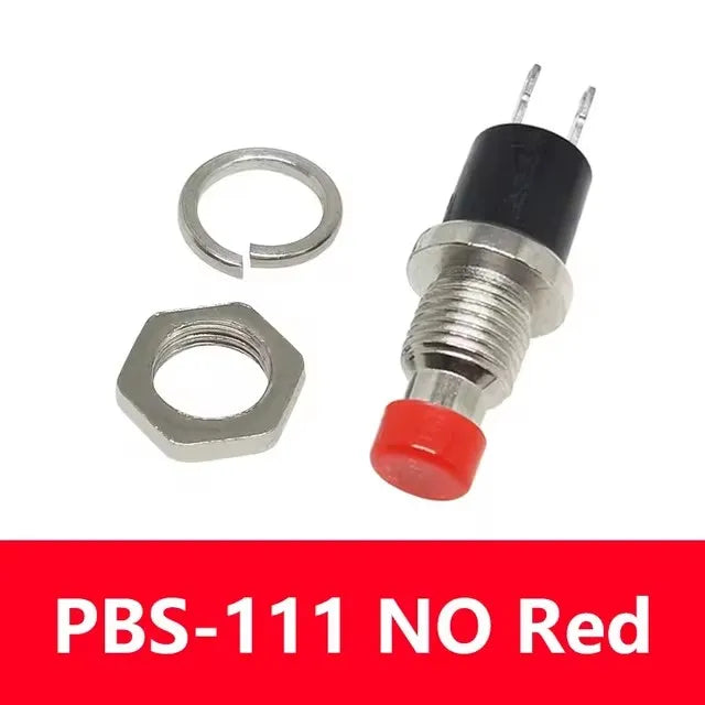 5/20/100PCS 7MM Push Button Switch Momentary PBS-110 Normally Open NO NC Press The Reset Switch ON OFF Micro Switch