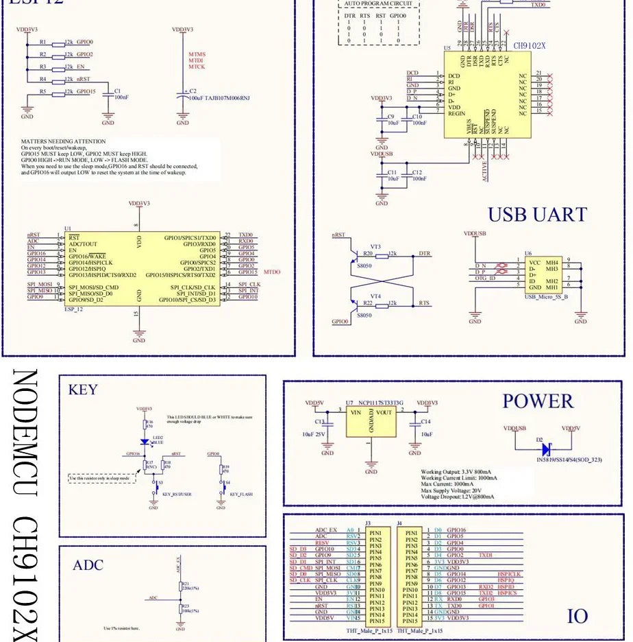 ESP8266 Wireless Module CH340/CP2102/CH9102X NodeMcu V3 V2 Lua WIFI Internet of Things Development Board Based ESP-12E ZY8266