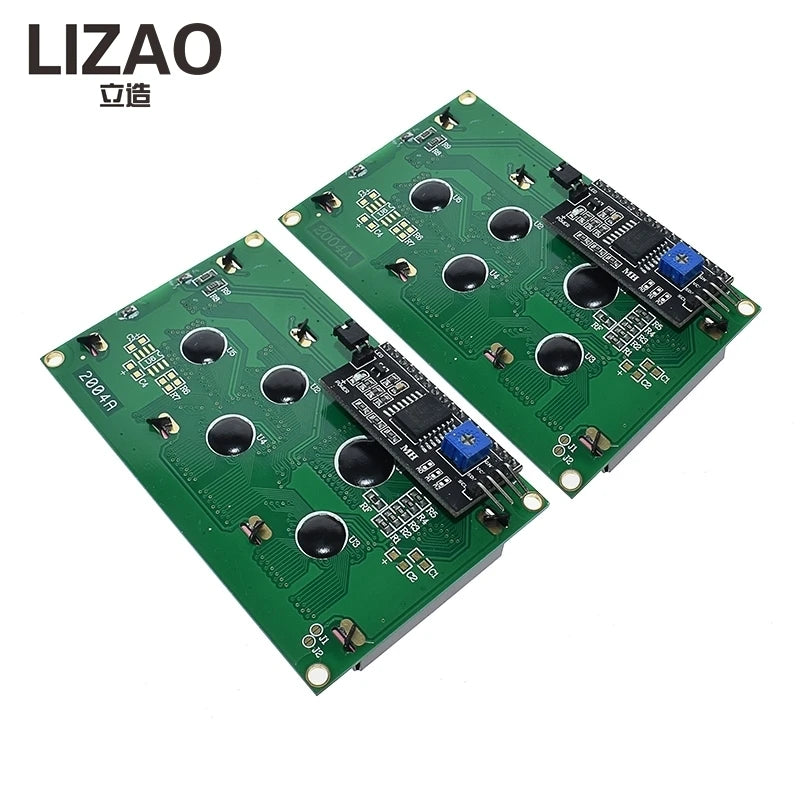LIZAO 20X4 LCD2004 LCD Module IIC/I2C/TWI Serial Port Blue Green Backlight Display for Arduino UNO R3 MEGA2560