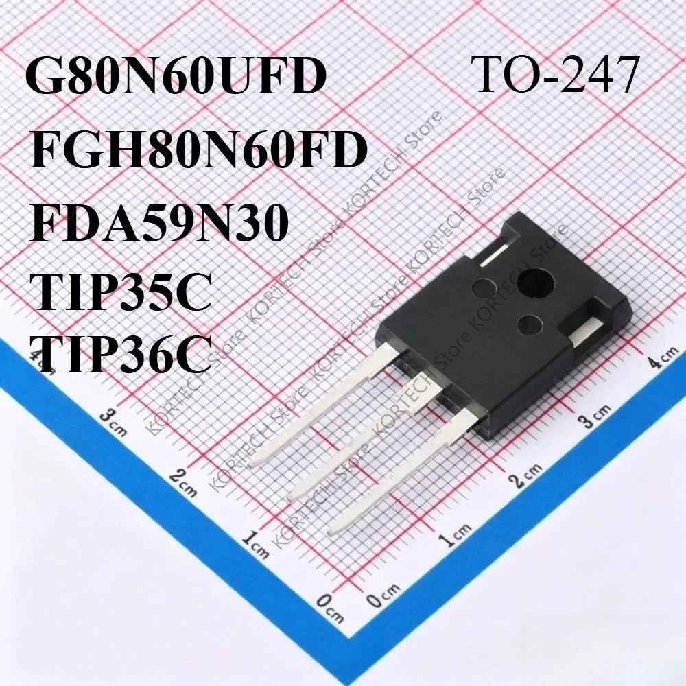 10pcs/Lot Brand new original G80N60UFD SGH80N60UFD FDA59N30  FGH80N60FD TIP35C TIP36C TO-247 Transistor
