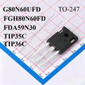 10pcs/Lot Brand new original G80N60UFD SGH80N60UFD FDA59N30  FGH80N60FD TIP35C TIP36C TO-247 Transistor