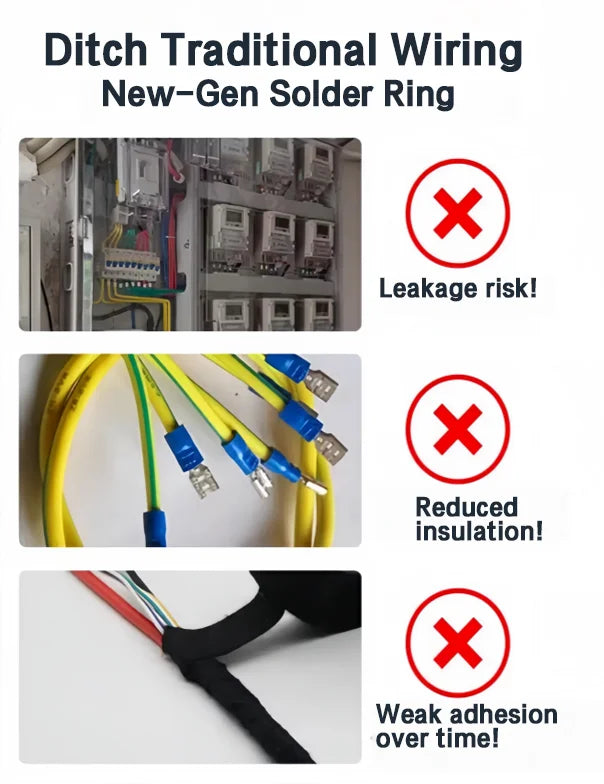 Waterproof Heat Shrink Solder Terminals 1 Box - Insulated Electrical AWG Wire Butt Splice for Quick & Secure Connection