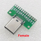 USB 3.1 Type-C Connector Male Female Type C Test PCB Board Universal Board with USB3.1 Port Test Board Socket