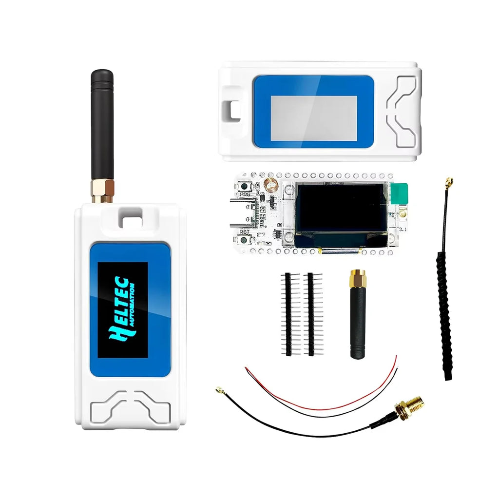 1 Set Heltec ESP32 LoRa V3 Module Board SX1262 CP2102 Meshtastic LoRaWAN IoT Node With 915 MHz Antenna Protect Case