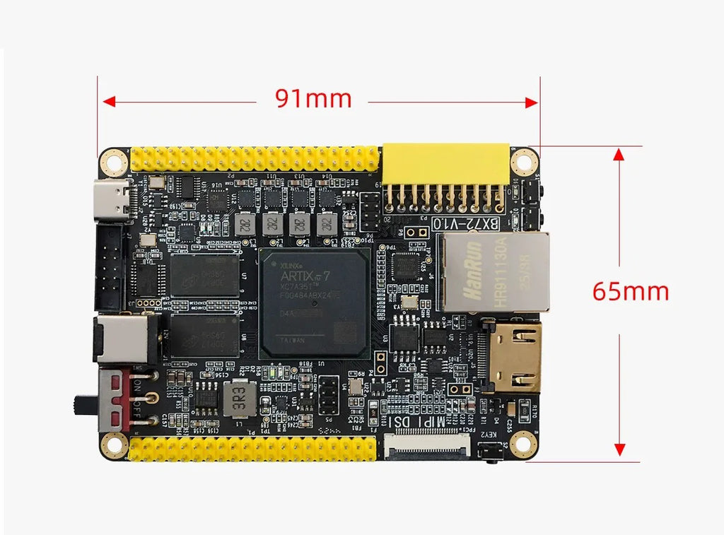 GOWIN GW5AT138 FPGA Core Board Artix-7 XC7A100T XC7A200T with1GB DDR3 Gigabit Ethernet MIPI CSI/DSI HDMI-compatible Module