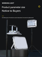 Outdoor Camping Light Super Bright Camping Floodlight Magnetic Rechargeable Led Work Light