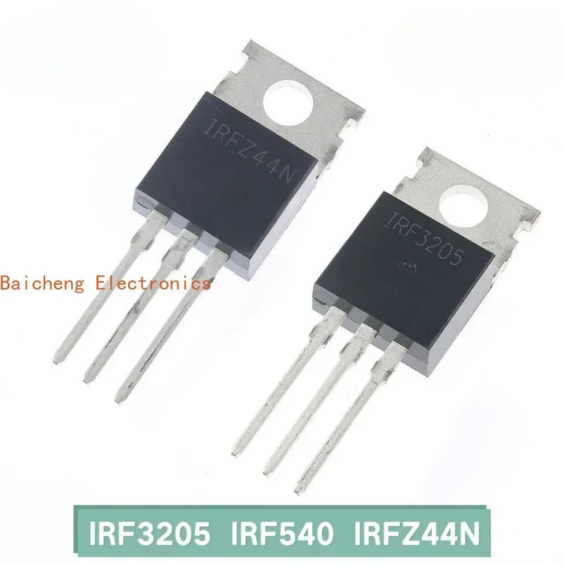 10PCS IRFZ44N Mosfet Transistor IRF3205 IRF540N Power MOSFET TO-220 Transistors Kit IRFZ44NPBF IRF540
