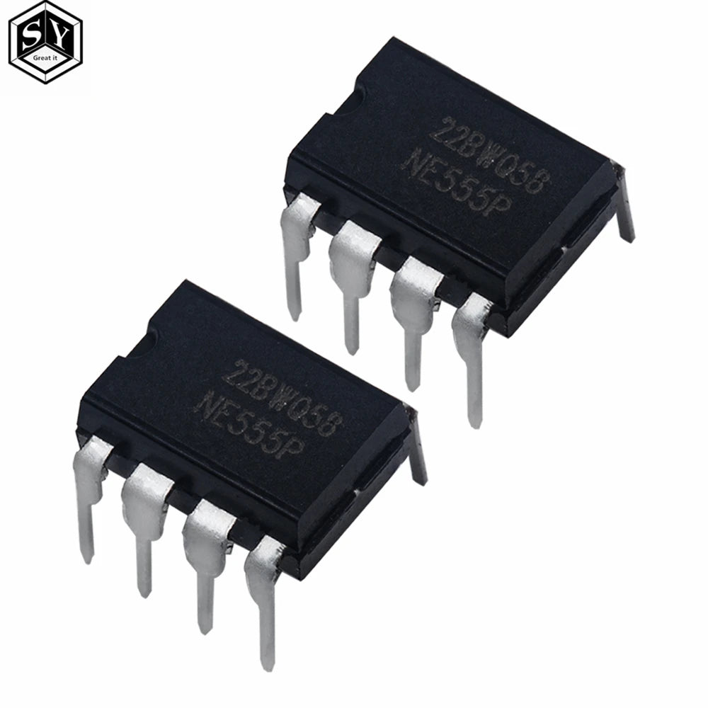 10pair/20pair NE555 NE555P IC 555 Timer Programming Oscillator Chip & 8 Pin DIP Sockets