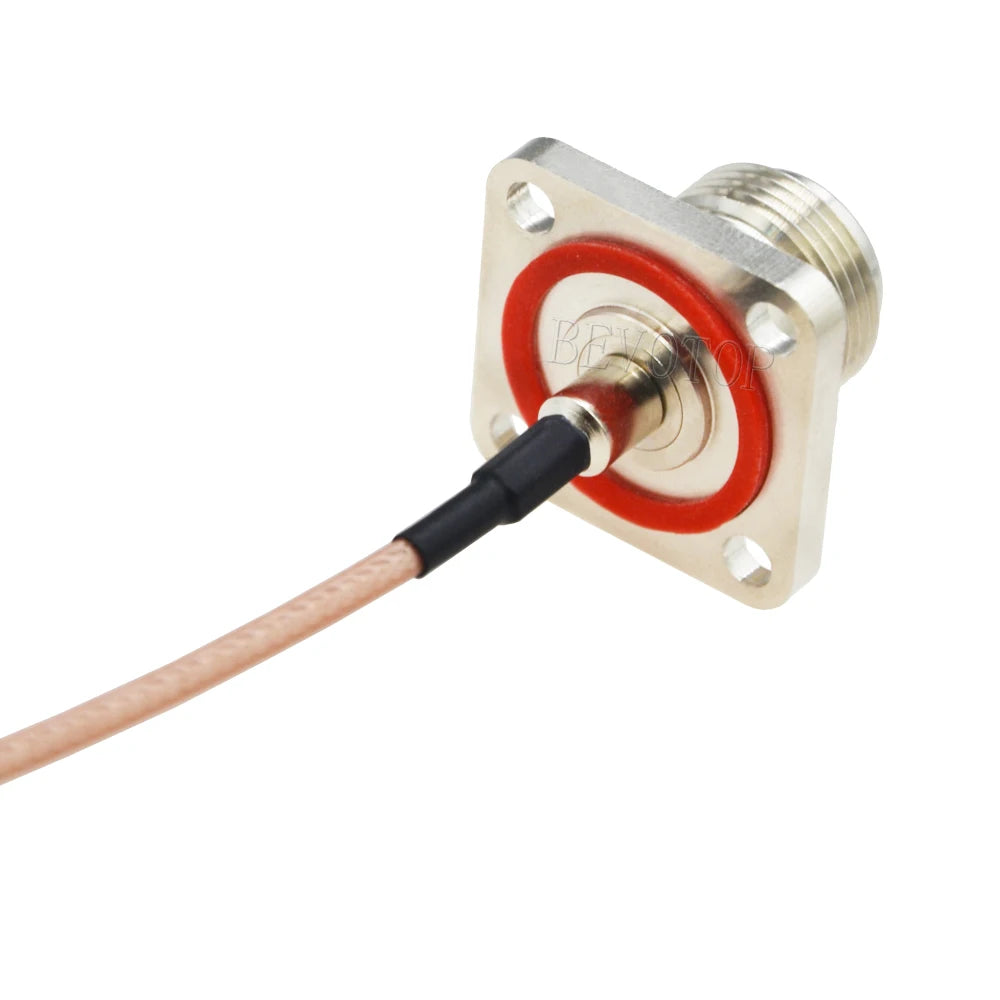 1PCS RG-178 N Female Panel 4 Holes to U.FL IPX-1 Female Connector RG178 Cable N to IPX RF Coaxial Extension Jumper 5CM-1M