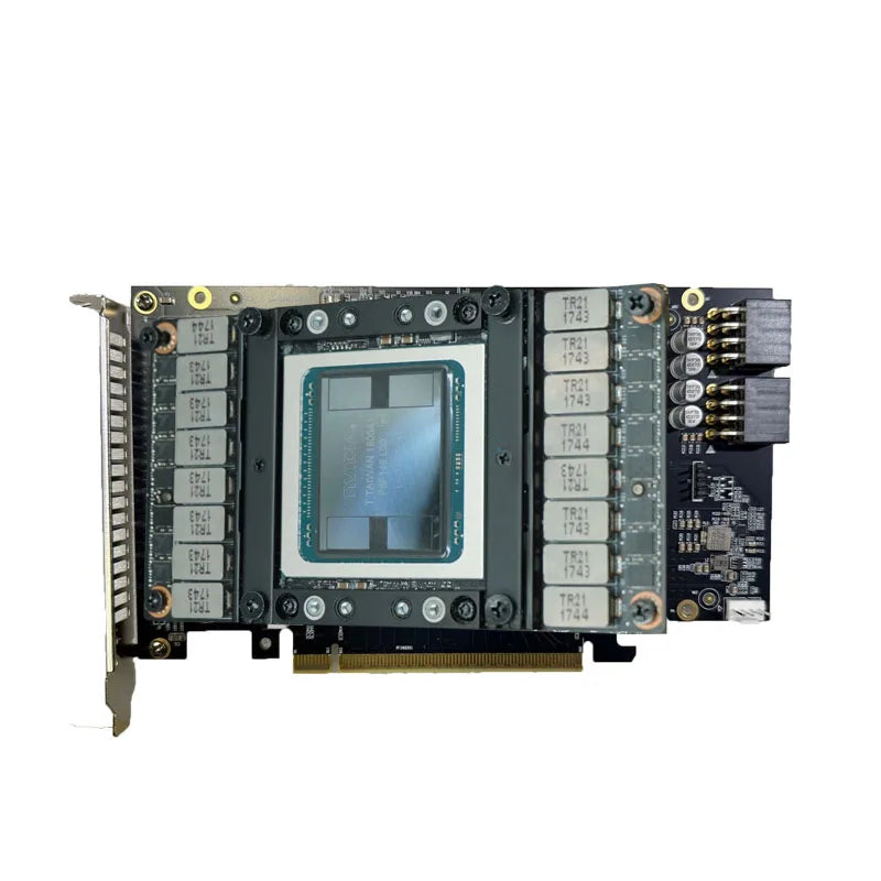 V100 SXM2 32g 16g to PCIe Adapter Card to PCIe Adapter Board, Pure Copper Cooling Turbofan and Adapter Card